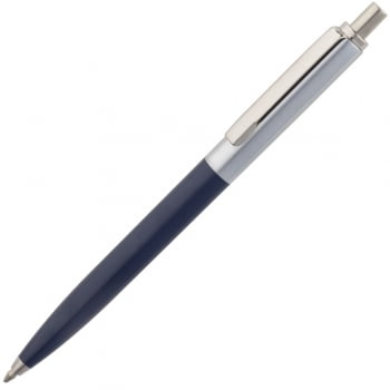 Ручка шариковая Popular, синяя купить с нанесением логотипа оптом на заказ в интернет-магазине Санкт-Петербург