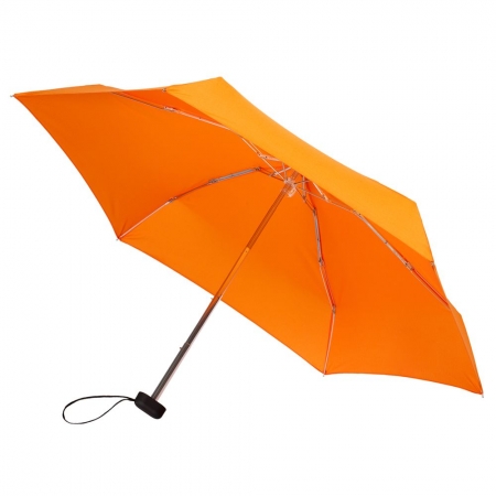 Зонт складной Five, оранжевый купить с нанесением логотипа оптом на заказ в интернет-магазине Санкт-Петербург