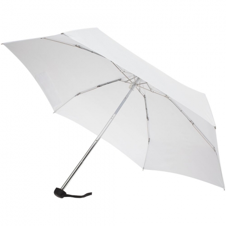 Зонт складной Five, белый купить с нанесением логотипа оптом на заказ в интернет-магазине Санкт-Петербург
