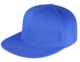 Бейсболка Unit Snapback с плоским козырьком, ярко-синяя купить оптом с нанесение логотипа в Санкт-Петербурге