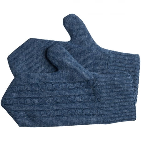 Варежки Comfort Up, синий меланж купить с нанесением логотипа оптом на заказ в интернет-магазине Санкт-Петербург