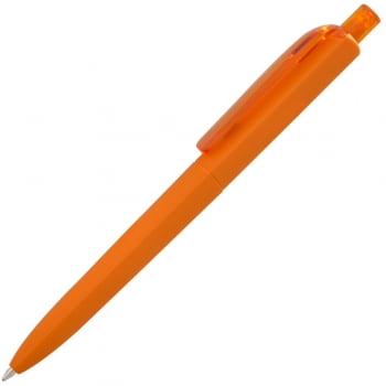 Ручка шариковая Prodir DS8 PRR-Т Soft Touch, оранжевая купить с нанесением логотипа оптом на заказ в интернет-магазине Санкт-Петербург