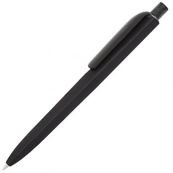 Ручка шариковая Prodir DS8 PRR-Т Soft Touch, черная купить с нанесением логотипа оптом на заказ в интернет-магазине Санкт-Петербург