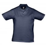 Рубашка поло мужская Prescott men 170, темно-синяя (кобальт)