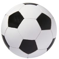 Мяч футбольный Street Hit, бело-черный купить с нанесением логотипа оптом на заказ в интернет-магазине Санкт-Петербург