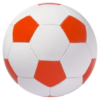 Мяч футбольный Street, бело-красный купить с нанесением логотипа оптом на заказ в интернет-магазине Санкт-Петербург
