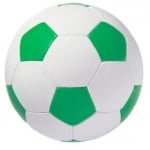 Мяч футбольный Street, бело-зеленый