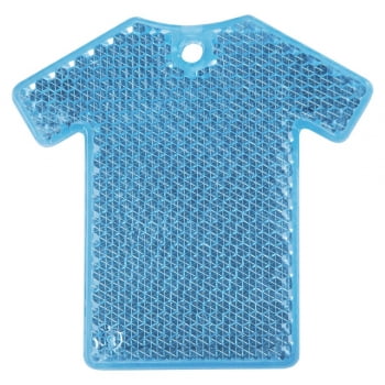 Светоотражатель «Футболка», синий купить с нанесением логотипа оптом на заказ в интернет-магазине Санкт-Петербург