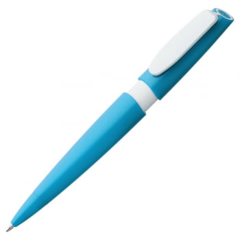 Ручка шариковая Calypso, голубая купить с нанесением логотипа оптом на заказ в интернет-магазине Санкт-Петербург