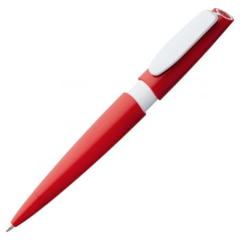 Ручка шариковая Calypso, красная купить с нанесением логотипа оптом на заказ в интернет-магазине Санкт-Петербург
