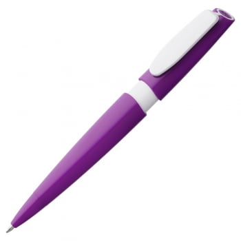 Ручка шариковая Calypso, фиолетовая купить с нанесением логотипа оптом на заказ в интернет-магазине Санкт-Петербург