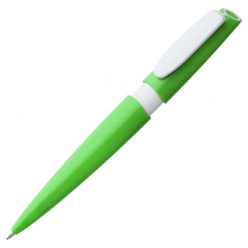 Ручка шариковая Calypso, зеленая купить с нанесением логотипа оптом на заказ в интернет-магазине Санкт-Петербург