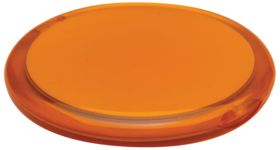 Зеркало круглое, оранжевое купить оптом с нанесение логотипа в Санкт-Петербурге