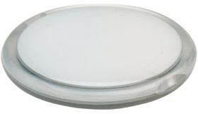 Зеркало круглое, белое купить оптом с нанесение логотипа в Санкт-Петербурге