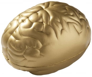 Антистресс «Золотой мозг» купить с нанесением логотипа оптом на заказ в интернет-магазине Санкт-Петербург