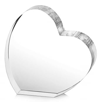 Наградная стела «От чистого сердца» купить с нанесением логотипа оптом на заказ в интернет-магазине Санкт-Петербург