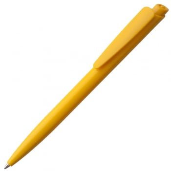 Ручка шариковая Senator Dart Polished, желтая купить с нанесением логотипа оптом на заказ в интернет-магазине Санкт-Петербург
