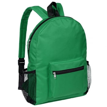 Рюкзак Unit Easy, зеленый купить с нанесением логотипа оптом на заказ в интернет-магазине Санкт-Петербург