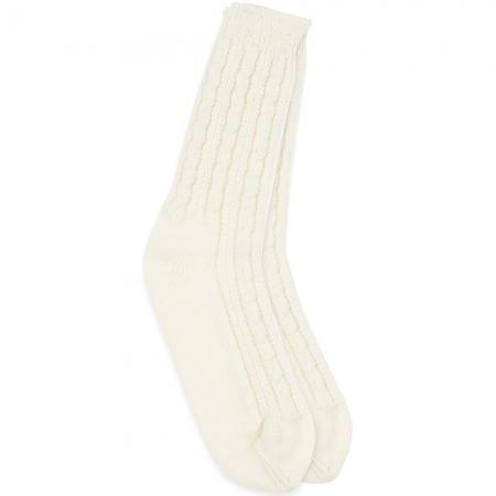 Носки Keep Feet, молочно-белые купить с нанесением логотипа оптом на заказ в интернет-магазине Санкт-Петербург