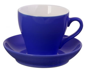 Чайная пара Tulip, синяя купить с нанесением логотипа оптом на заказ в интернет-магазине Санкт-Петербург