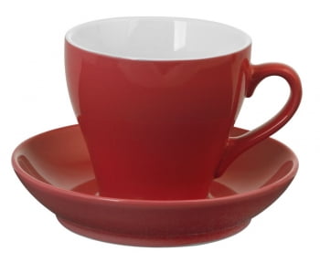 Чайная пара Tulip, красная купить с нанесением логотипа оптом на заказ в интернет-магазине Санкт-Петербург