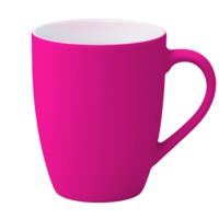Кружка Best Morning c покрытием софт-тач, ярко-розовая (фуксия) купить с нанесением логотипа оптом на заказ в интернет-магазине Санкт-Петербург