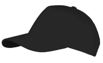 Бейсболка LONG BEACH, черная купить с нанесением логотипа оптом на заказ в интернет-магазине Санкт-Петербург