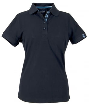 Рубашка поло женская AVON LADIES, темно-синяя купить с нанесением логотипа оптом на заказ в интернет-магазине Санкт-Петербург