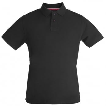 Рубашка поло мужская AVON, черная купить с нанесением логотипа оптом на заказ в интернет-магазине Санкт-Петербург