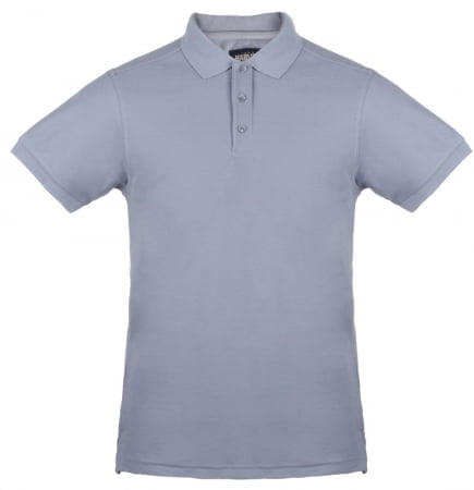 Рубашка поло мужская Morton, голубая купить с нанесением логотипа оптом на заказ в интернет-магазине Санкт-Петербург