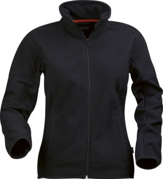 Куртка флисовая женская SARASOTA, черная купить с нанесением логотипа оптом на заказ в интернет-магазине Санкт-Петербург