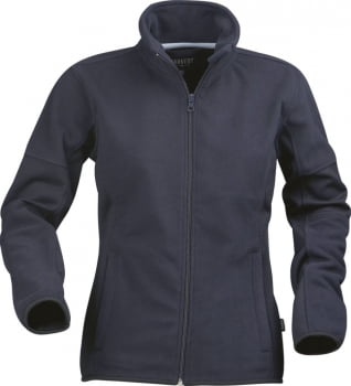 Куртка флисовая женская SARASOTA, темно-синяя купить с нанесением логотипа оптом на заказ в интернет-магазине Санкт-Петербург