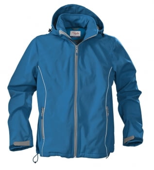 Куртка софтшелл мужская SKYRUNNING, синяя (морская волна) купить с нанесением логотипа оптом на заказ в интернет-магазине Санкт-Петербург