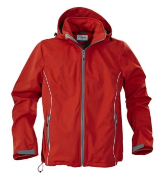 Куртка софтшелл мужская SKYRUNNING, красная купить с нанесением логотипа оптом на заказ в интернет-магазине Санкт-Петербург