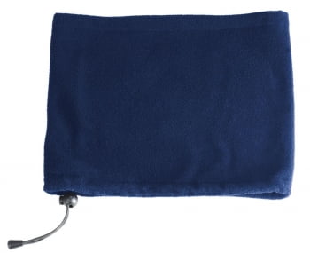 Шапка-шарф с утяжкой BLIZZARD, темно-синяя купить с нанесением логотипа оптом на заказ в интернет-магазине Санкт-Петербург