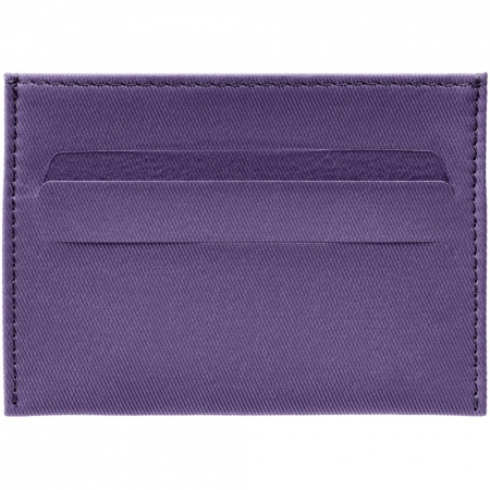 Чехол для карточек Twill, фиолетовый купить с нанесением логотипа оптом на заказ в интернет-магазине Санкт-Петербург