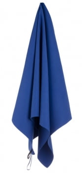 Полотенце Atoll Medium, синее купить с нанесением логотипа оптом на заказ в интернет-магазине Санкт-Петербург