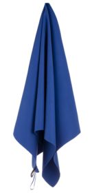 Полотенце Atoll Large, синее купить с нанесением логотипа оптом на заказ в интернет-магазине Санкт-Петербург