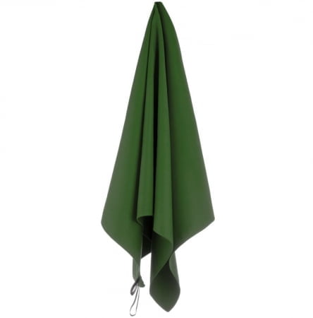 Полотенце Atoll Large, темно-зеленое купить с нанесением логотипа оптом на заказ в интернет-магазине Санкт-Петербург