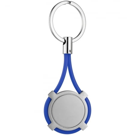 Брелок Rotund, синий купить с нанесением логотипа оптом на заказ в интернет-магазине Санкт-Петербург