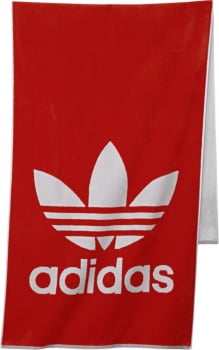 Полотенце Adicolor, красное купить с нанесением логотипа оптом на заказ в интернет-магазине Санкт-Петербург