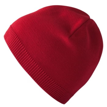Шапка Siver, красная купить с нанесением логотипа оптом на заказ в интернет-магазине Санкт-Петербург