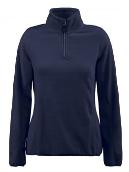 Куртка флисовая женская Frontflip темно-синяя купить с нанесением логотипа оптом на заказ в интернет-магазине Санкт-Петербург