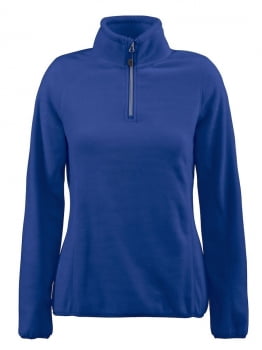 Куртка флисовая женская Frontflip синяя купить с нанесением логотипа оптом на заказ в интернет-магазине Санкт-Петербург