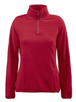 Куртка флисовая женская Frontflip красная купить с нанесением логотипа оптом на заказ в интернет-магазине Санкт-Петербург