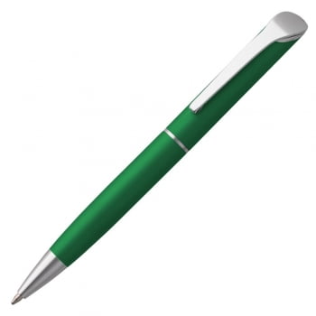 Ручка шариковая Glide, зеленая купить с нанесением логотипа оптом на заказ в интернет-магазине Санкт-Петербург