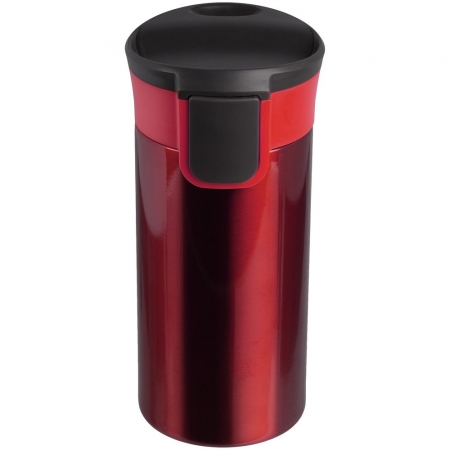 Термостакан Tralee, красный купить с нанесением логотипа оптом на заказ в интернет-магазине Санкт-Петербург