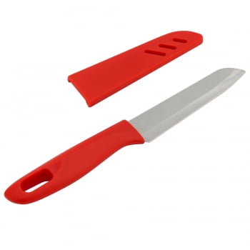 Нож кухонный Aztec, красный купить с нанесением логотипа оптом на заказ в интернет-магазине Санкт-Петербург
