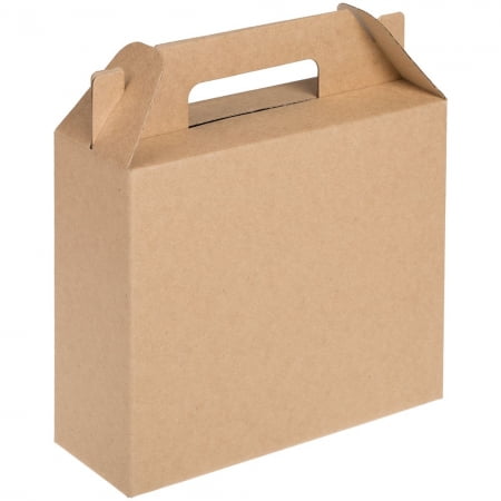 Коробка In Case M, крафт купить с нанесением логотипа оптом на заказ в интернет-магазине Санкт-Петербург
