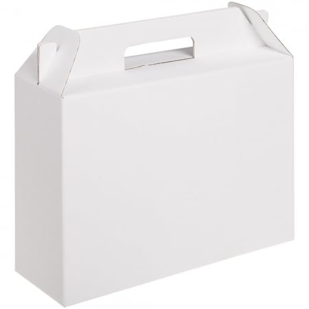 Коробка In Case L, белый купить с нанесением логотипа оптом на заказ в интернет-магазине Санкт-Петербург